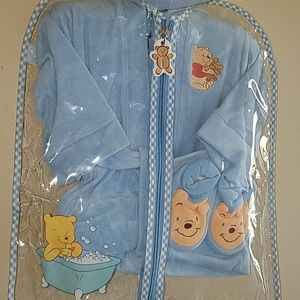 COPY - Baby boys bath robe set